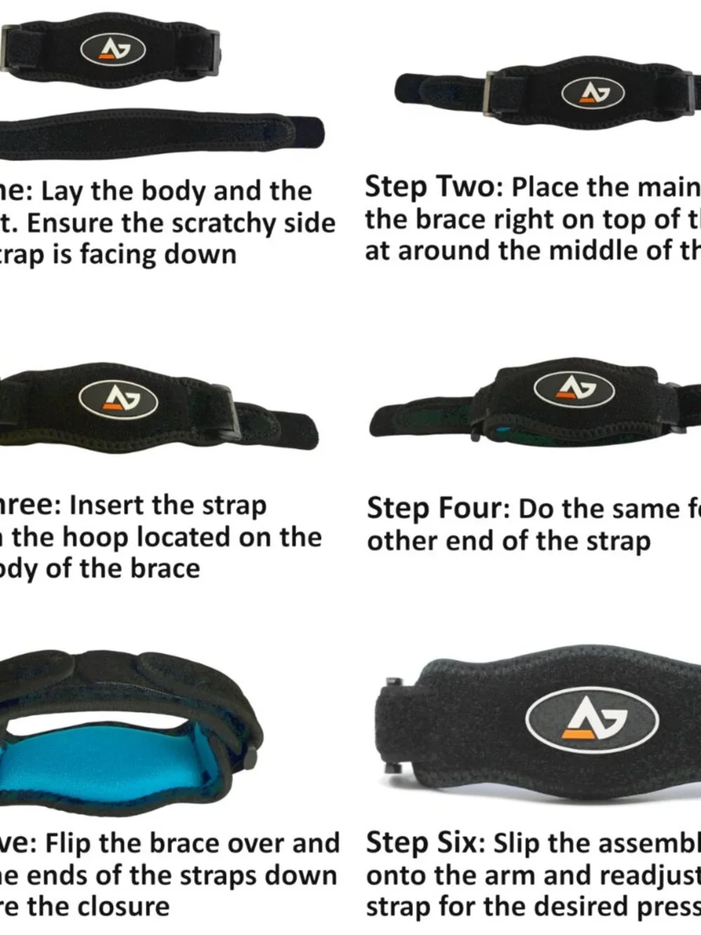 Tennis Elbow Brace with Bonus Replacement Strap (1 pack) - Forearm Brace Support